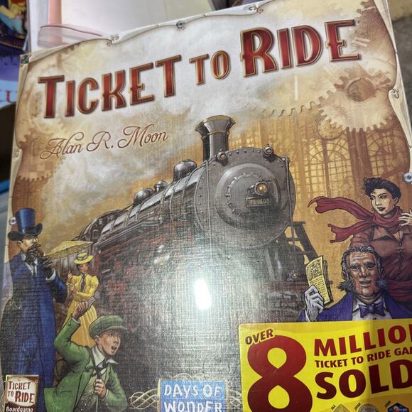 Ticket To Ride Days Of Wonder Alan R Moon Complete Board Game BNIB Sealed - Picture 1 of 7